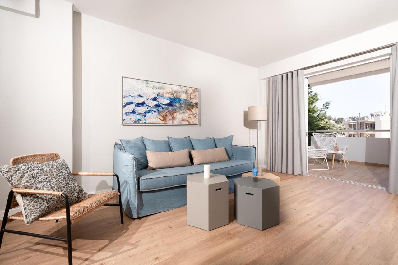 Blue Avra Apartment By A&D Properties Pórto Ráfti Exteriör bild