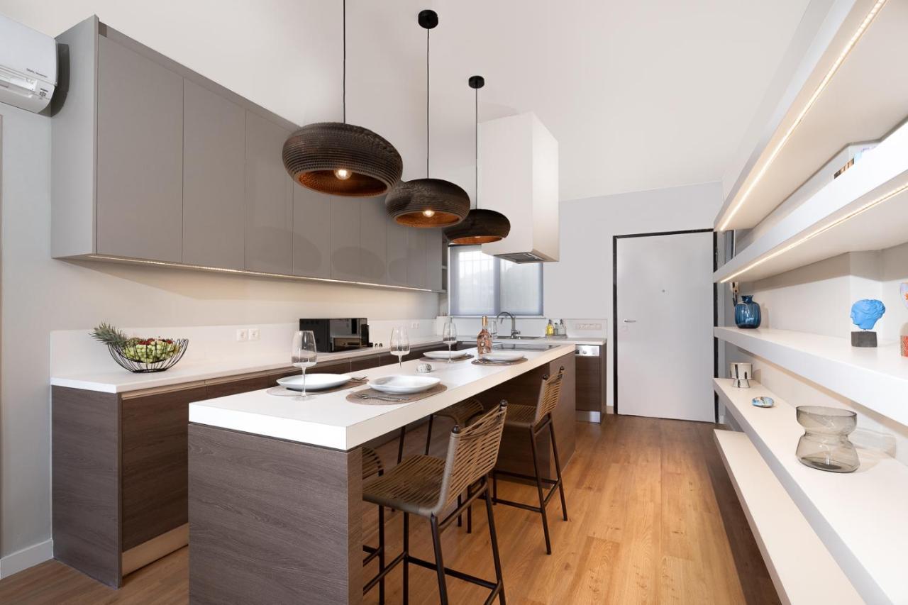 Blue Avra Apartment By A&D Properties Pórto Ráfti Exteriör bild